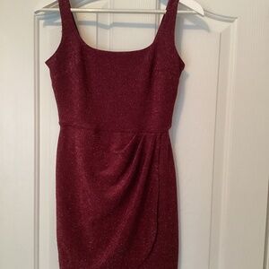 Sparkly red dress
